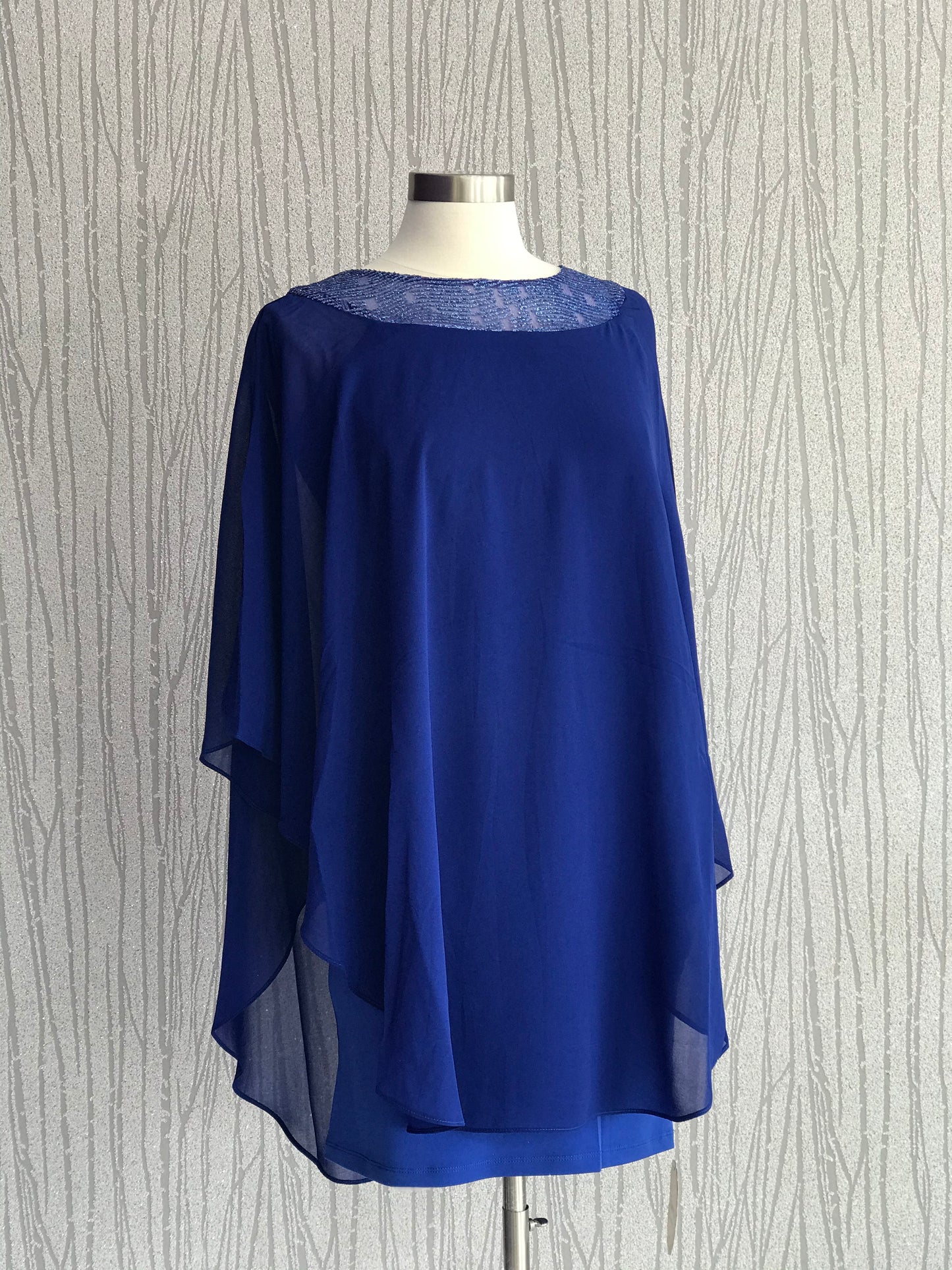Navy Short Sequins dress