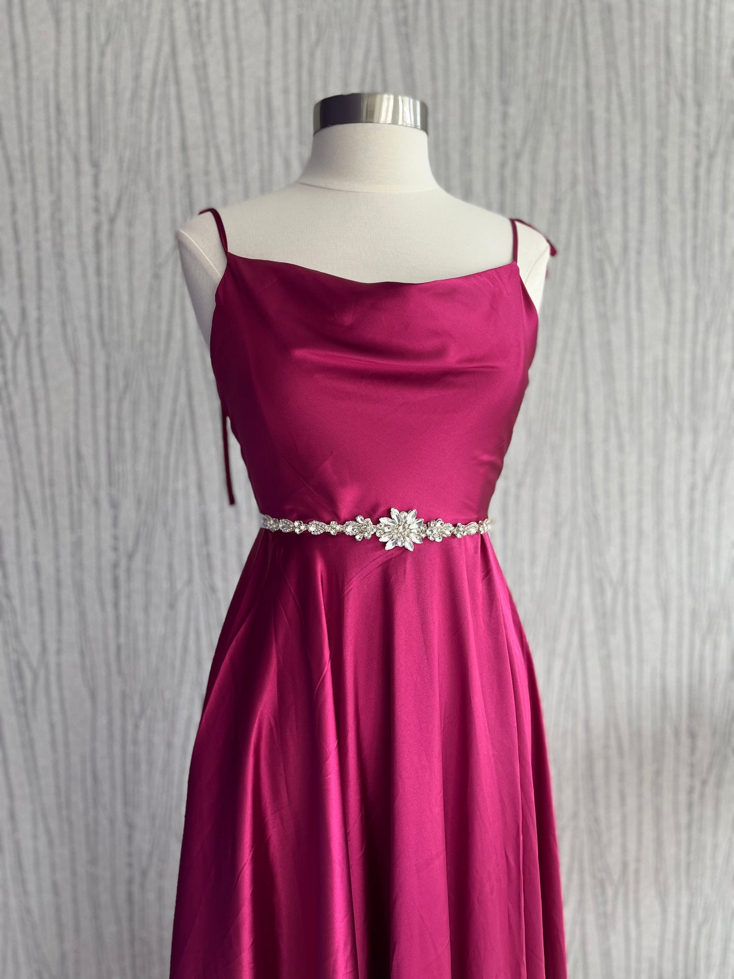 Crystal flower belt & headband