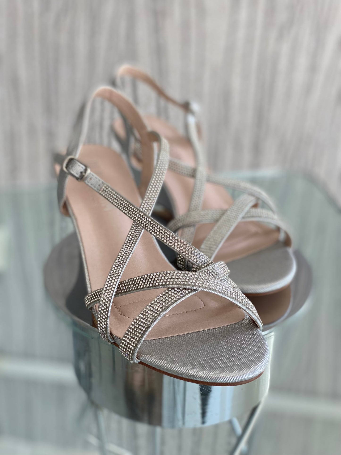 Silver Comfty Shoes