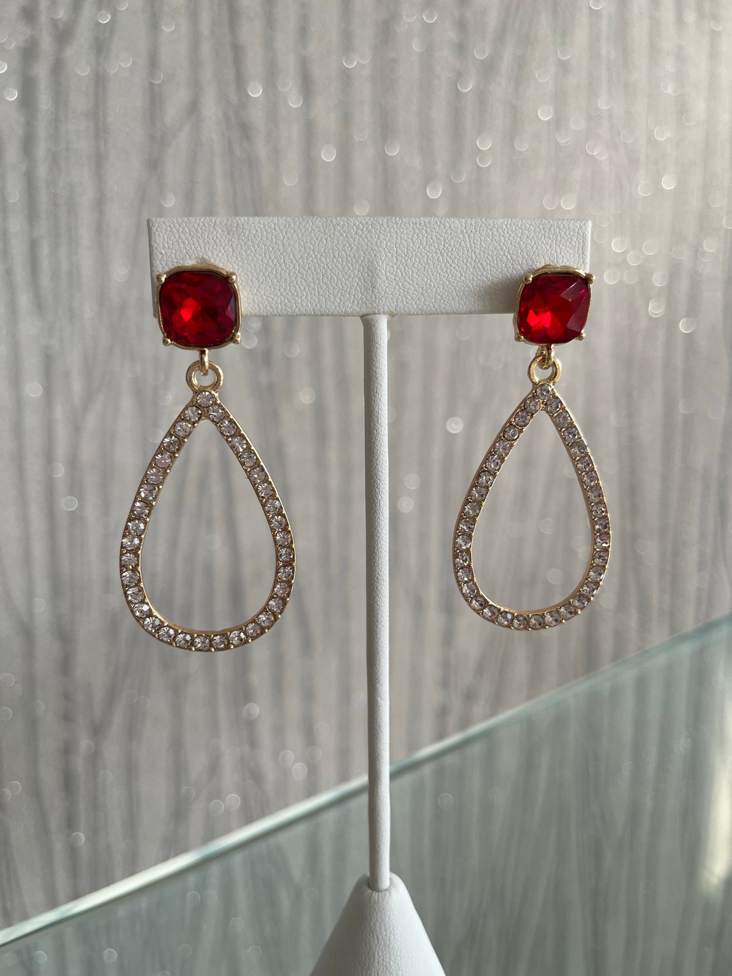 Jade earrings