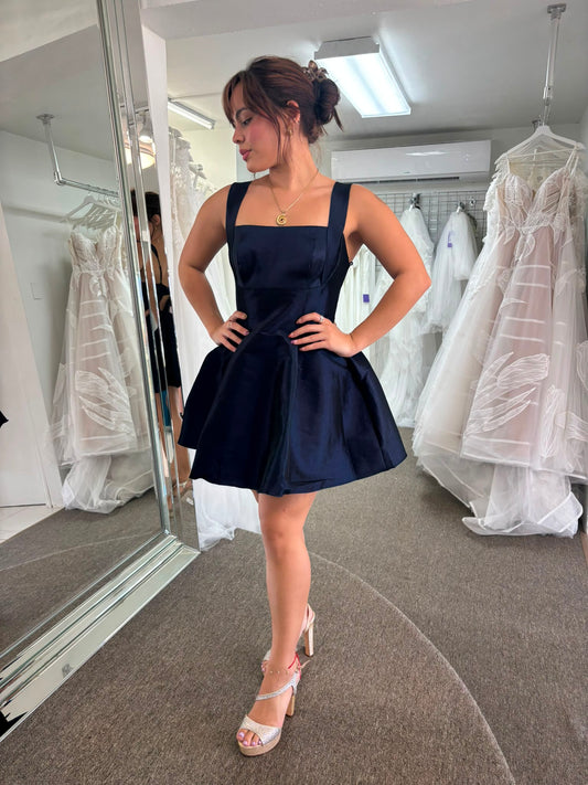 Navy Short Dress
