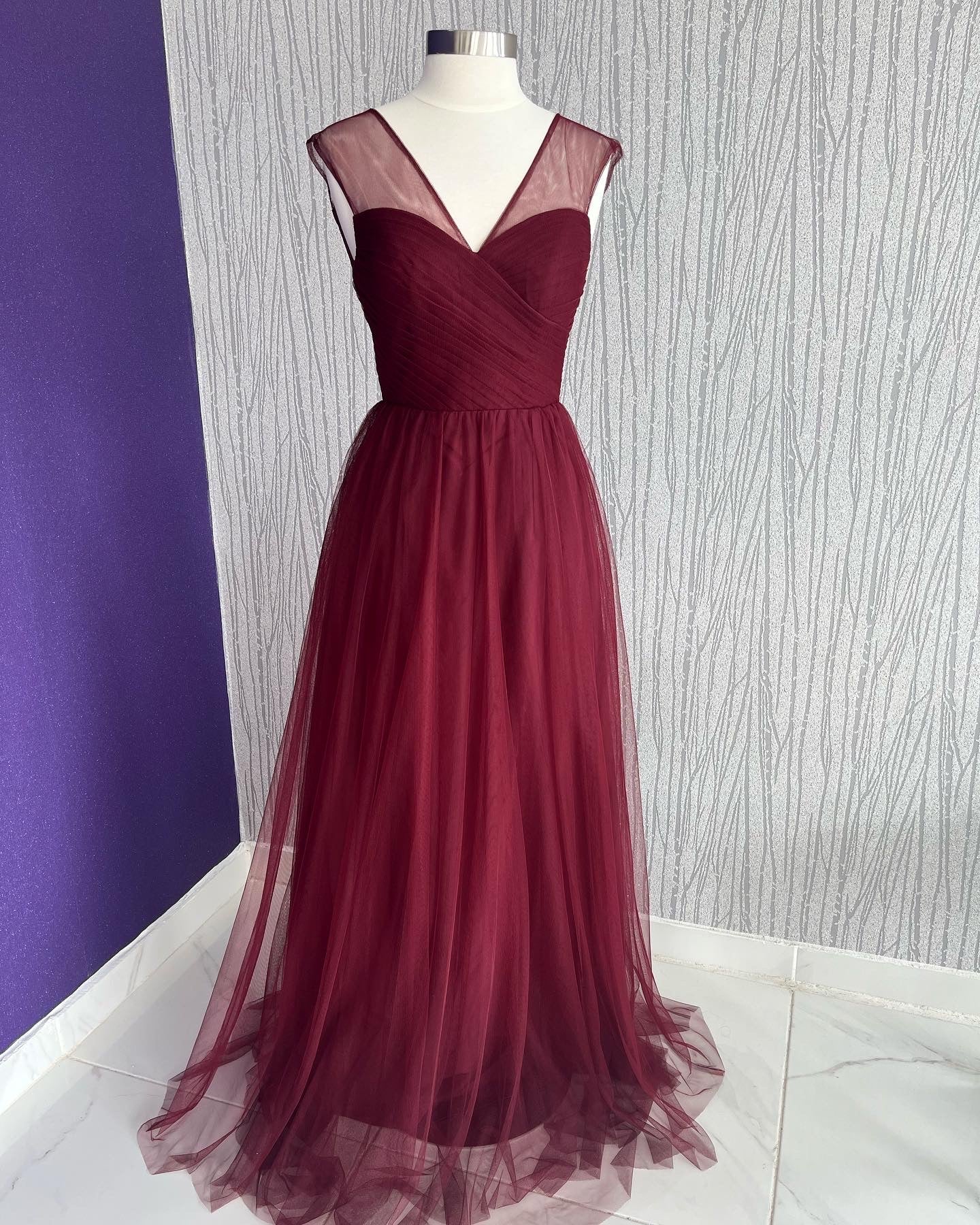 Burgundy Fancy Dress