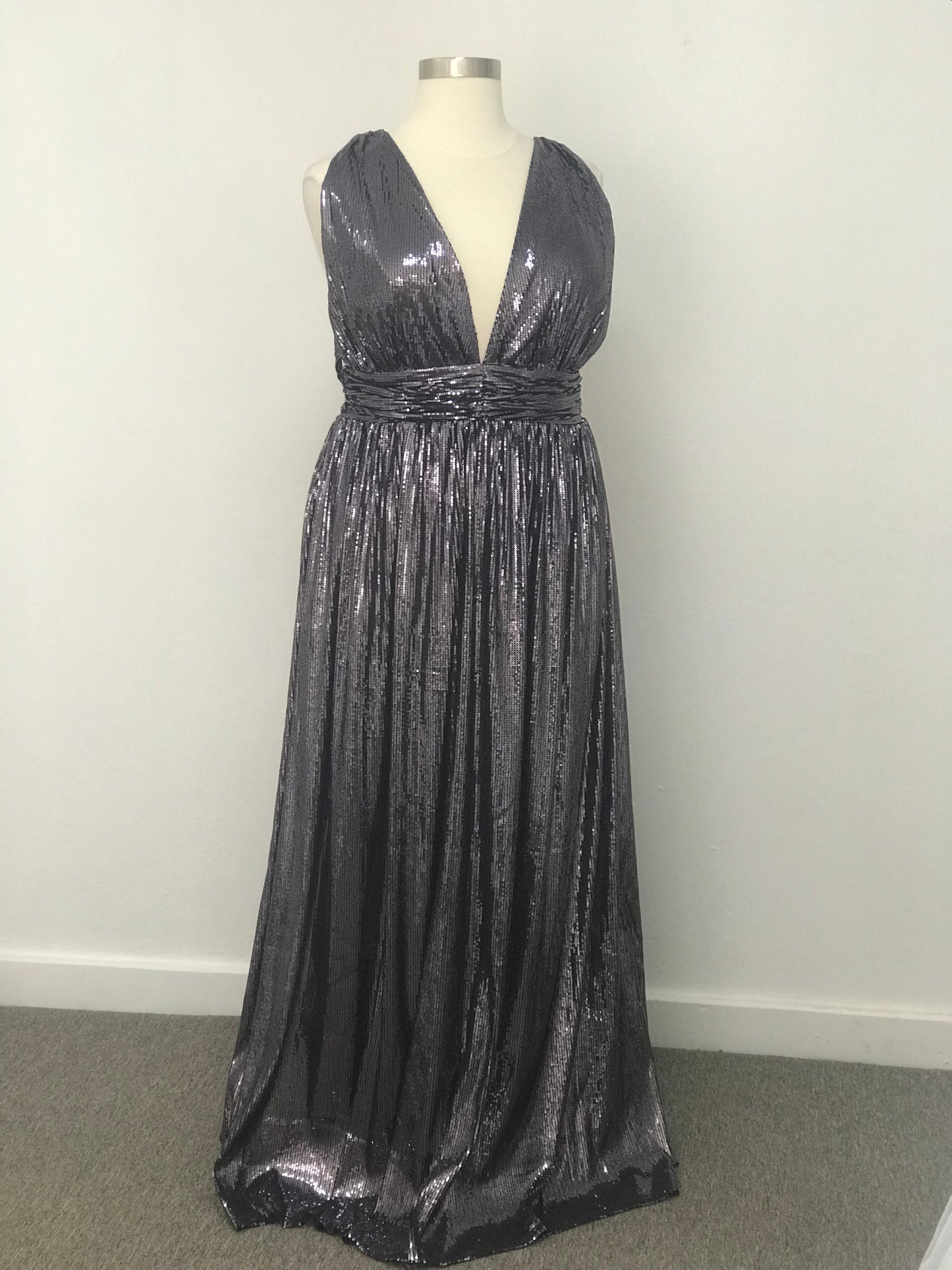 Sequins Plus Dress