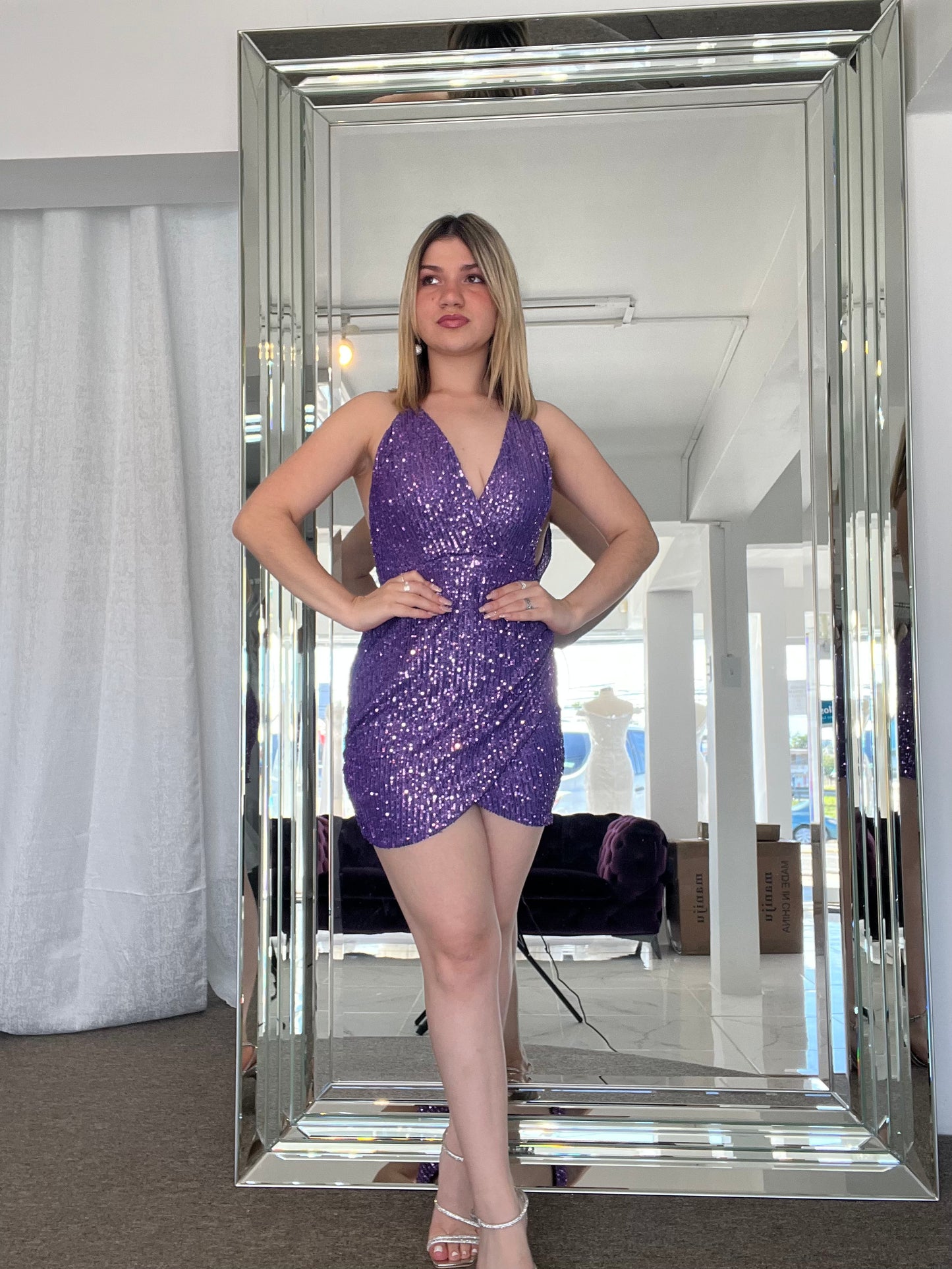 Disco Party Short Dress