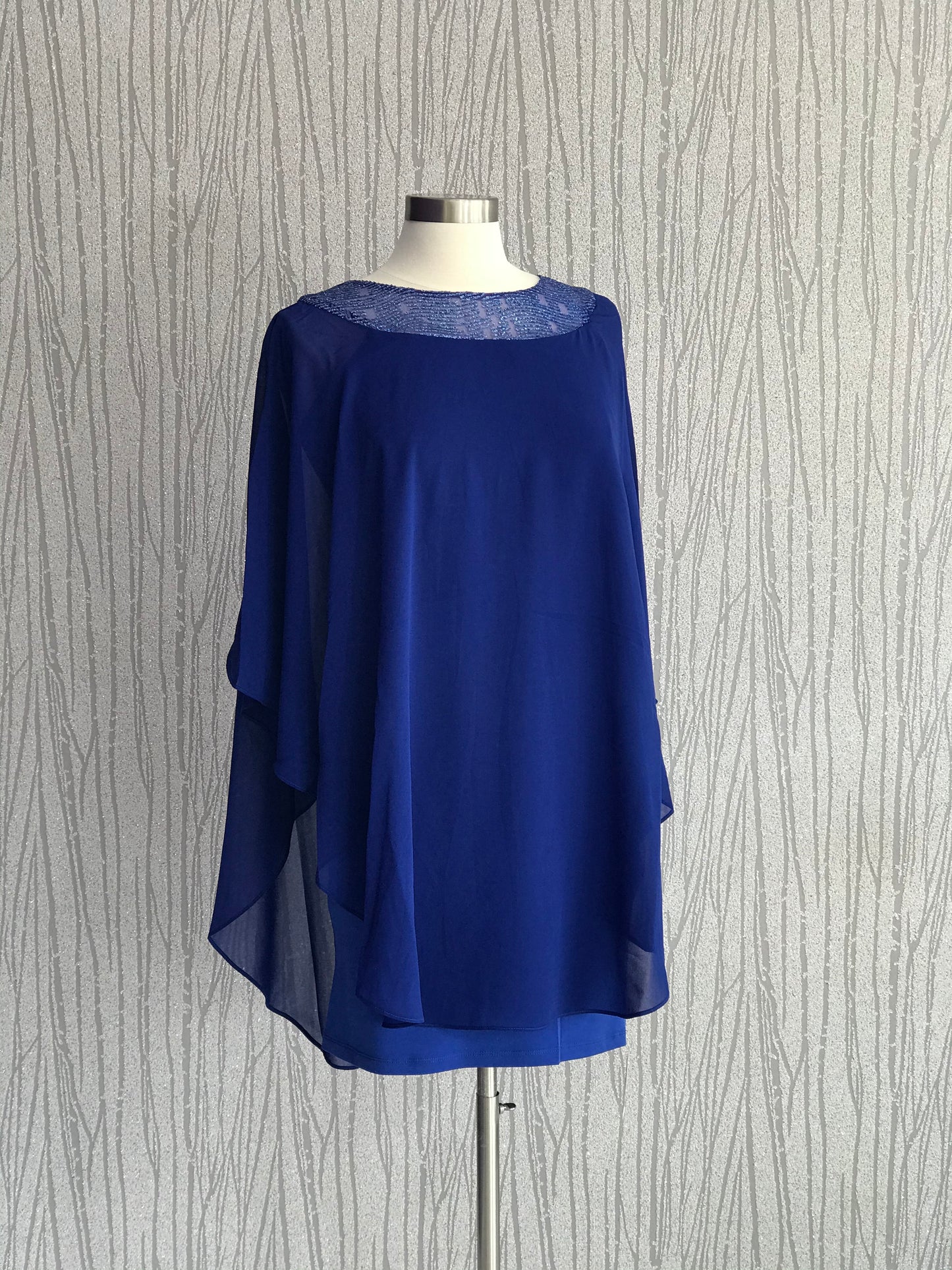 Navy Short Sequins dress