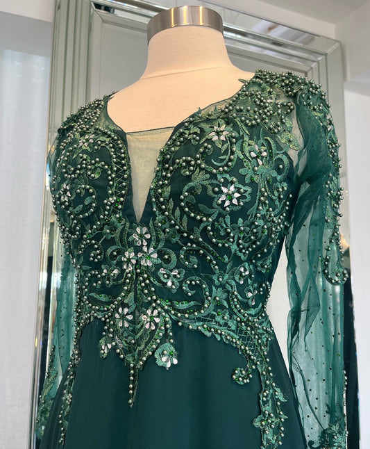 FOREST GREEN DRESS