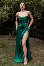 Load image into Gallery viewer, CORSET SATIN DRESS
