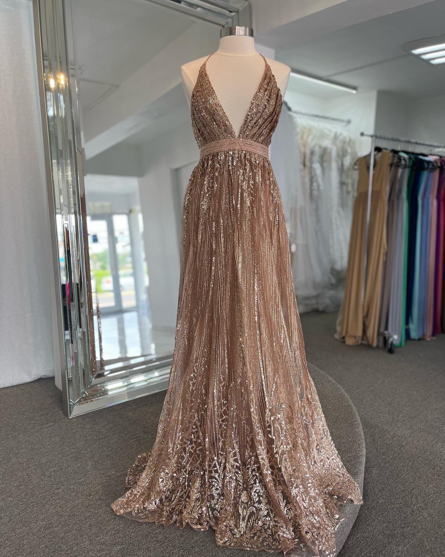 Glitter Long Dress