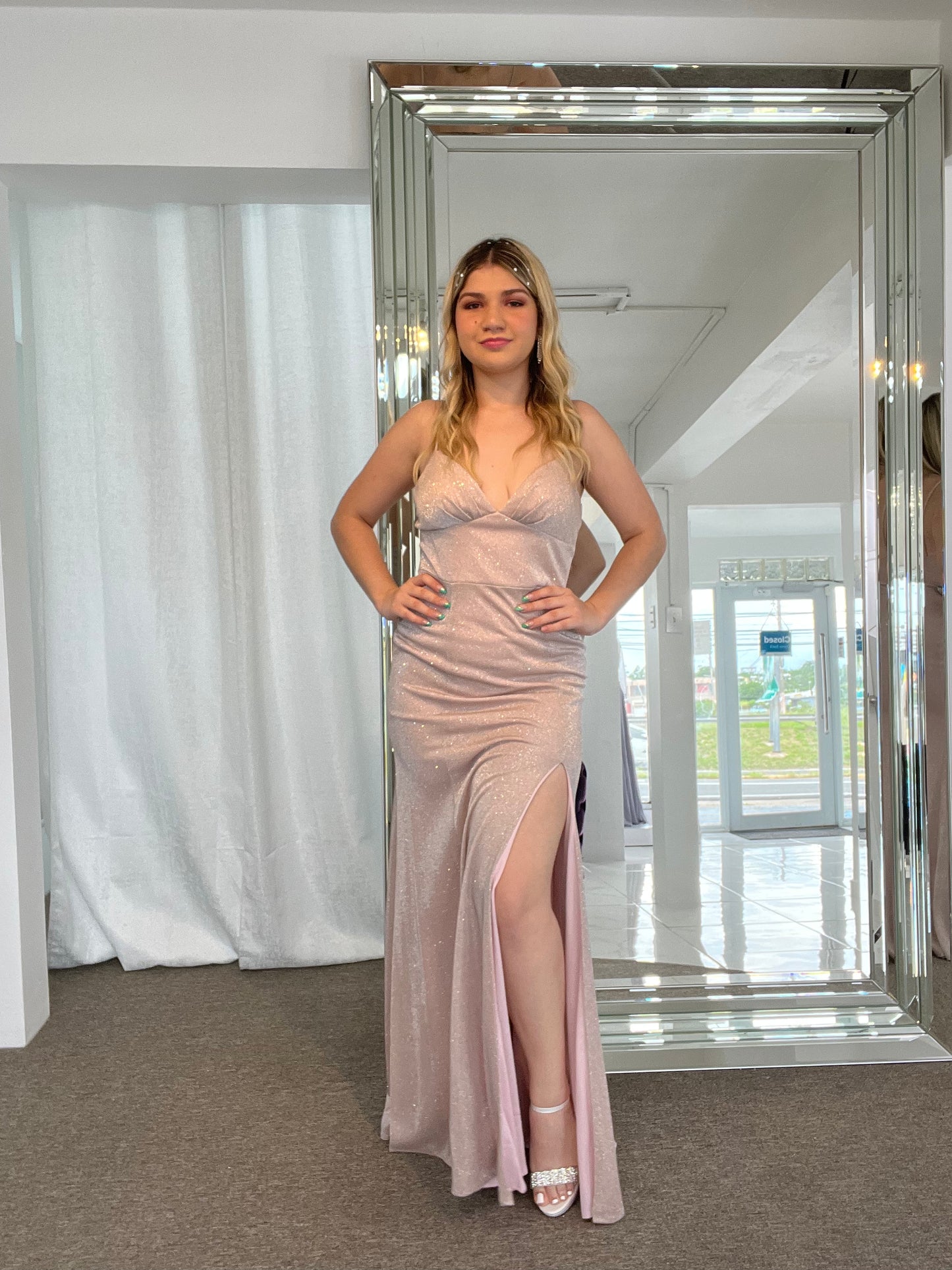 SOFT PINK DRESS