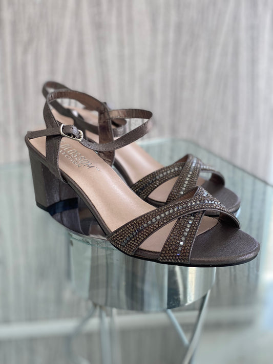 Pewter comfty heels