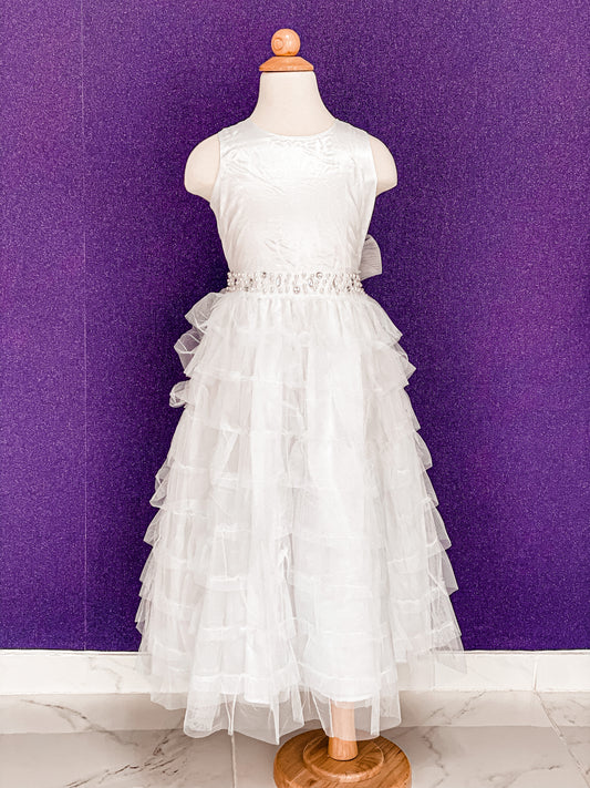Flower Girl White Dress
