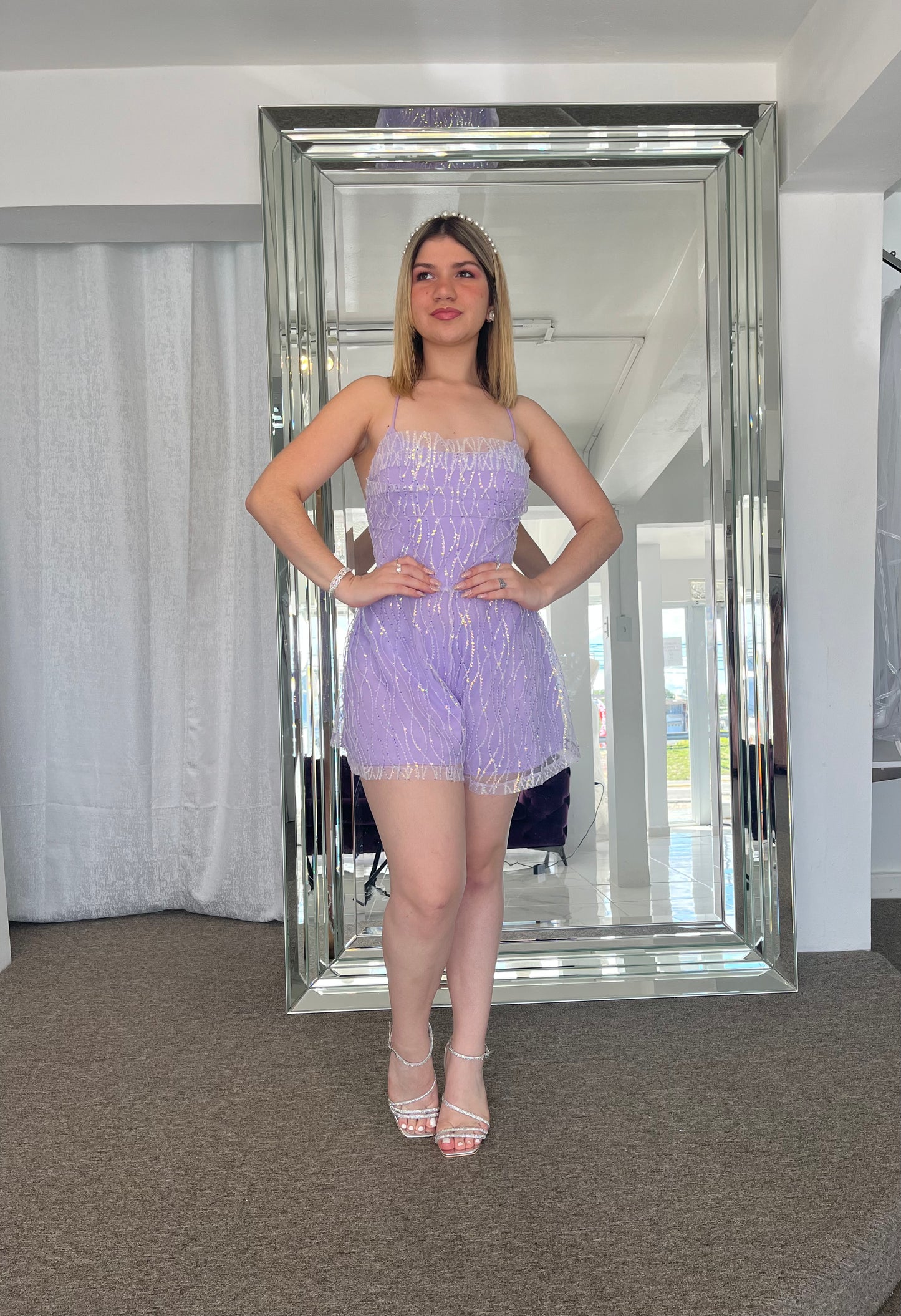 GLITTERY ROMPER