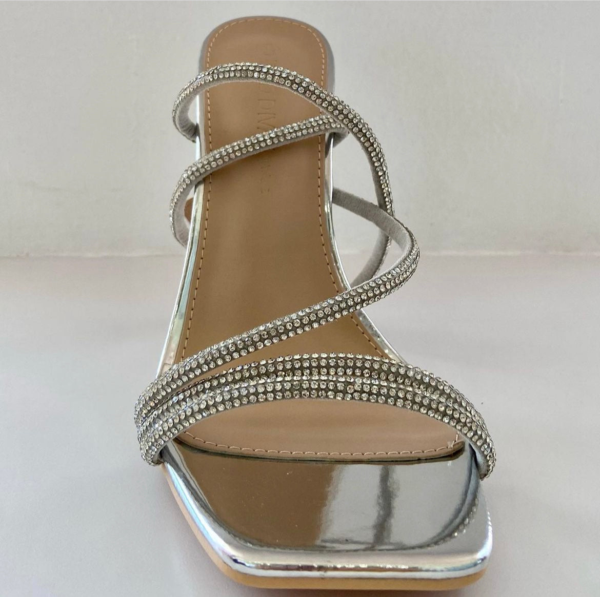 Trendy Rhinestone Heel