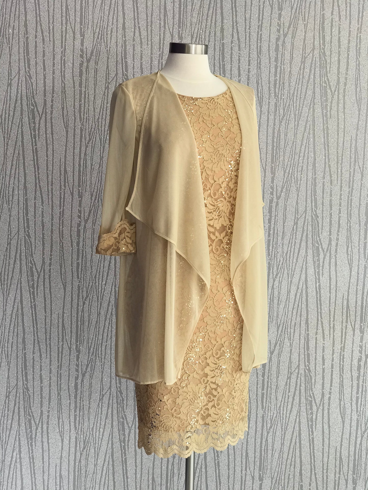 Gold Short Dress