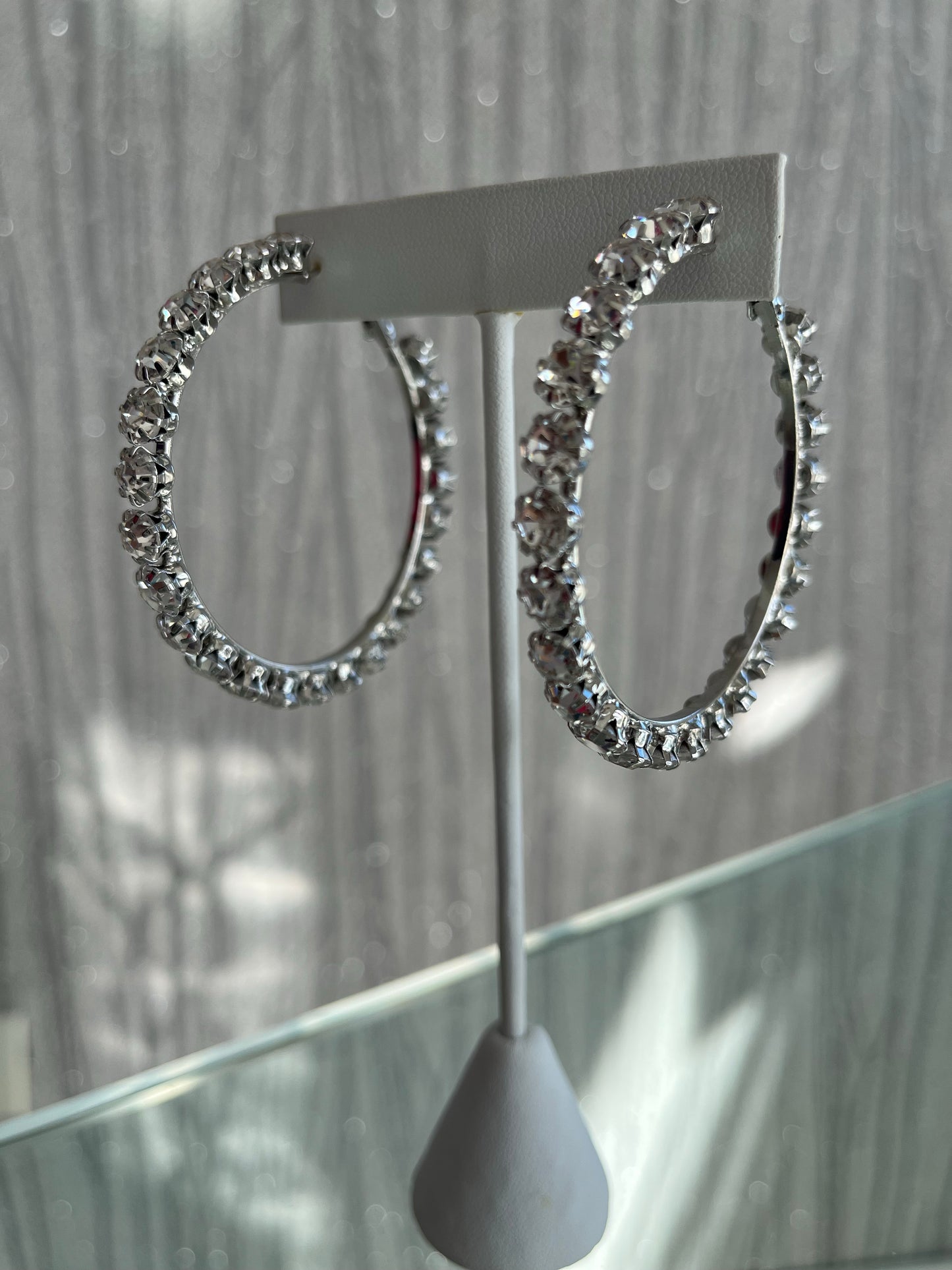 Rhinestones Hoops