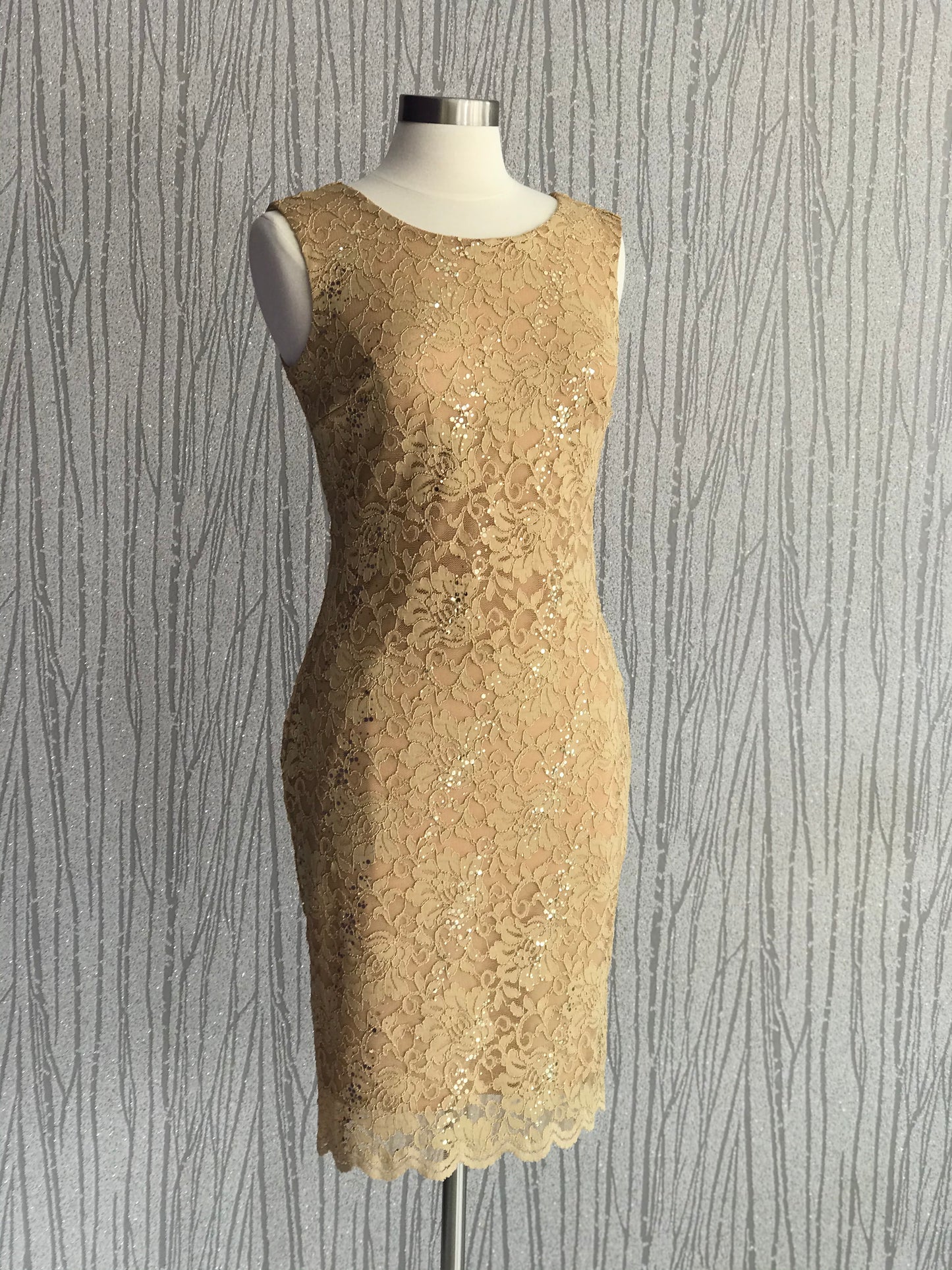 Gold Short Dress