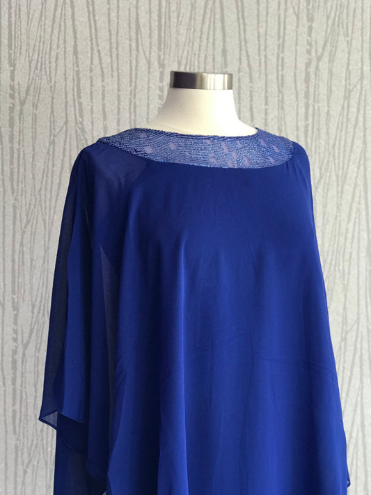 Navy Short Sequins dress
