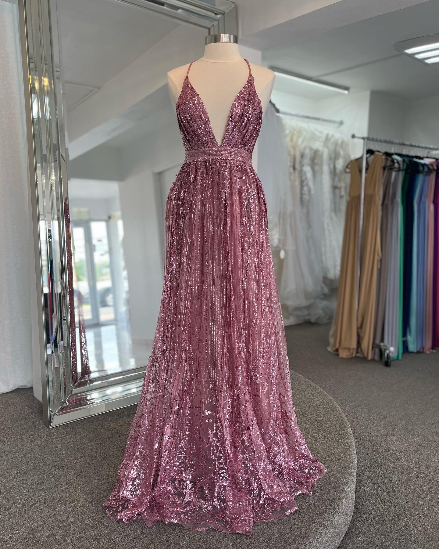 Glitter Long Dress