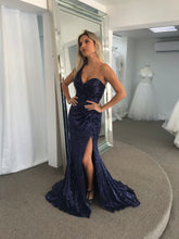 Load image into Gallery viewer, Sequins Formal Long Dress
