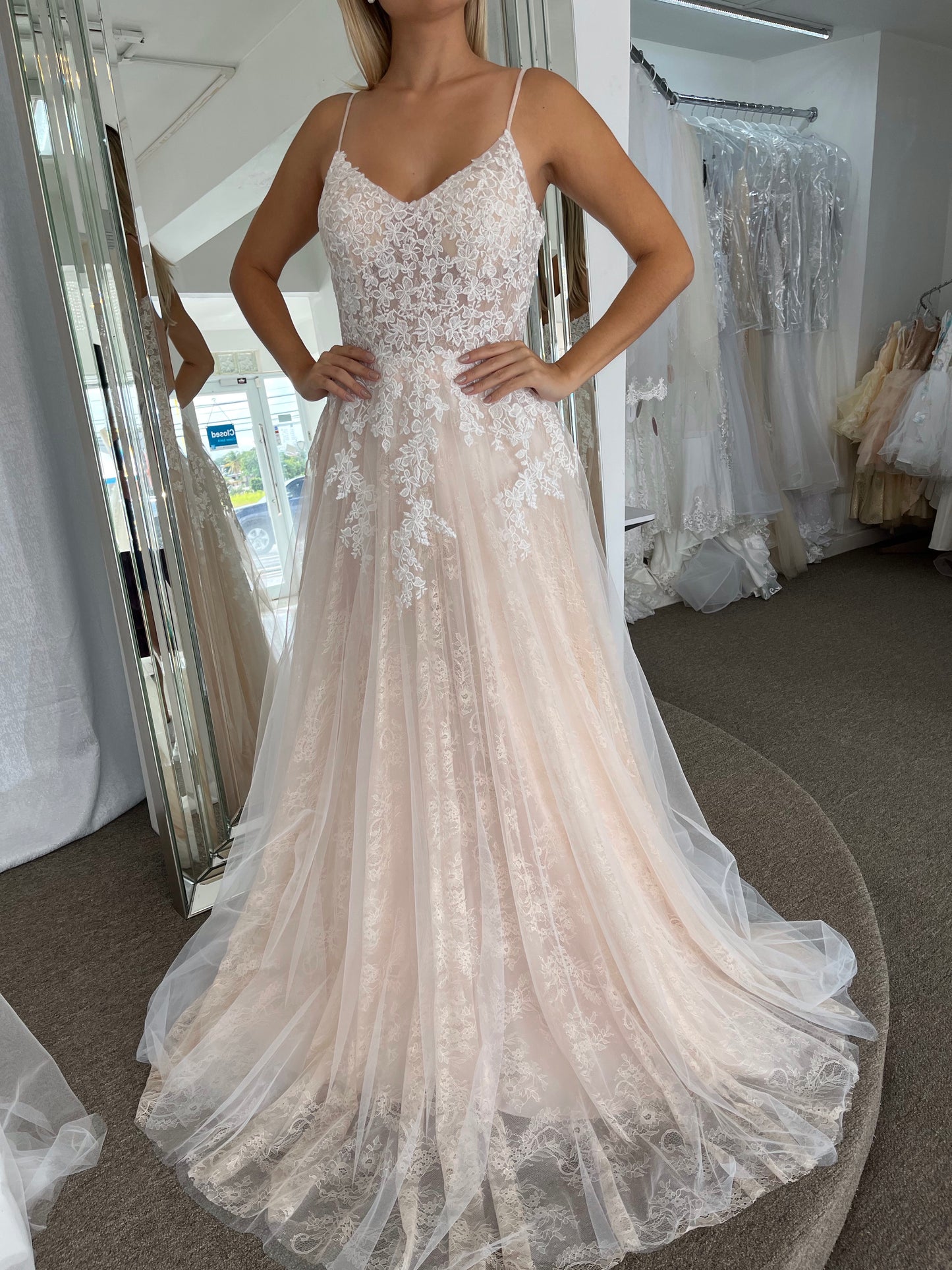 Nude Bridal Dress