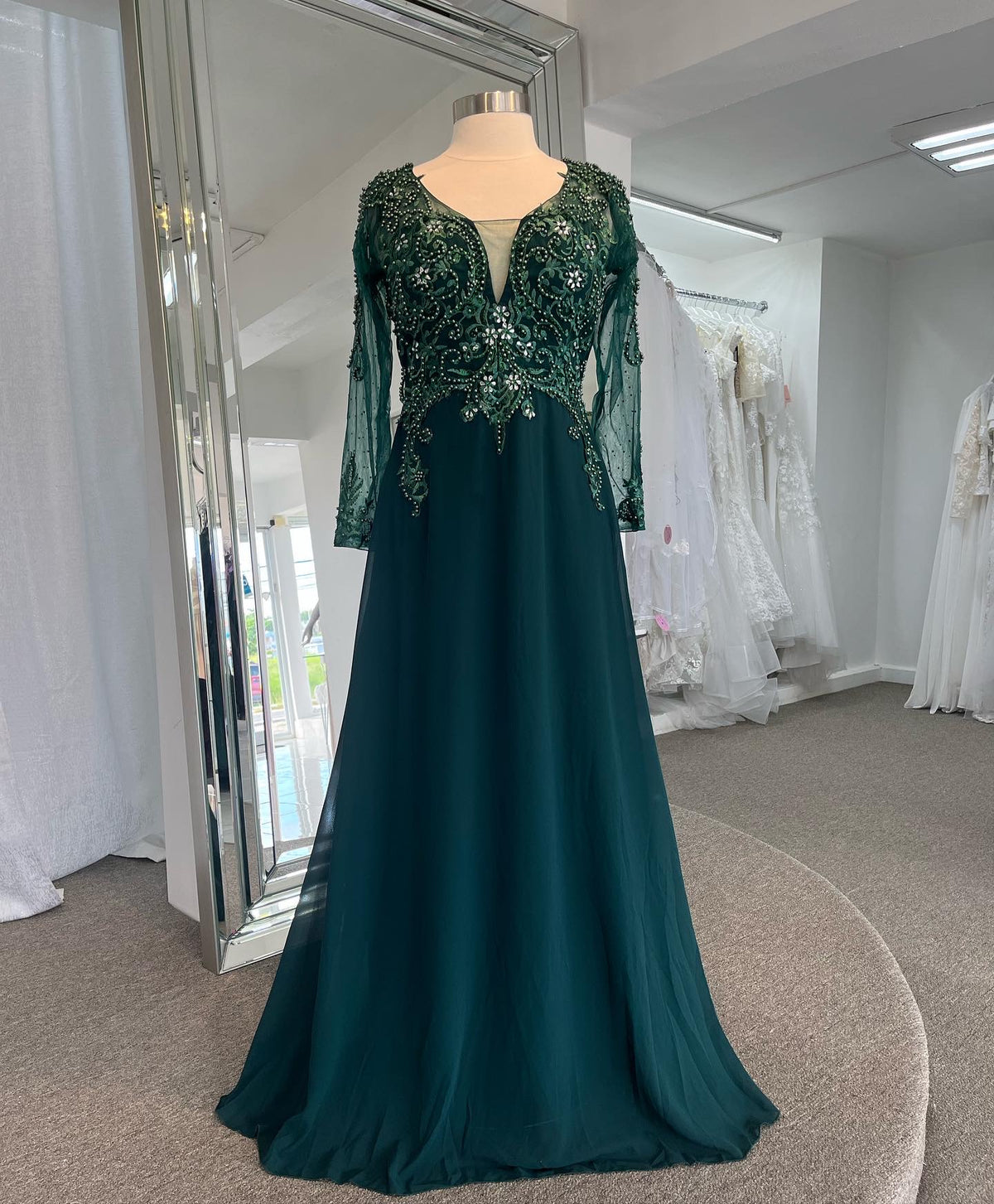 FOREST GREEN DRESS