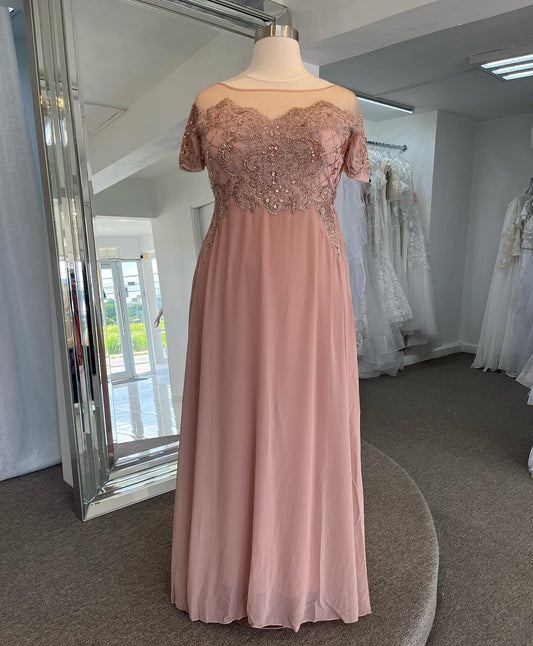 ROSE GOLD PLUS DRESS