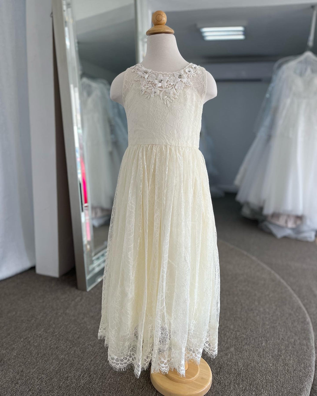 Creamy Dress